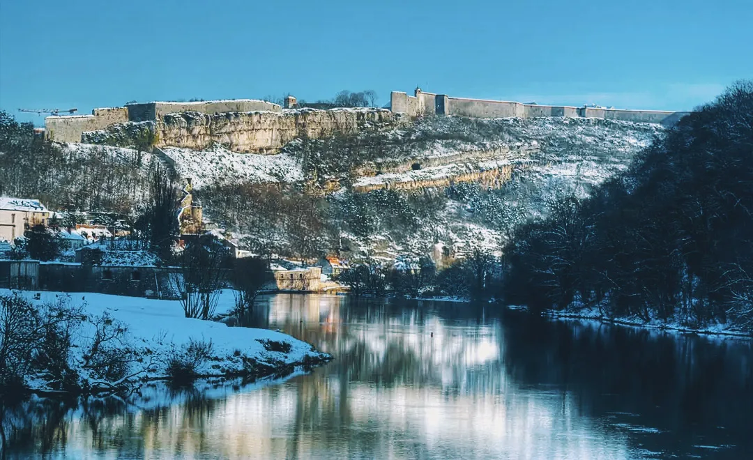 Besançon en hiver